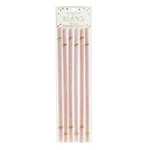 Set Of 6 Pink Glitter Reusable Straws Bpa-free Acrylic 11" Extra Long Elegan New. Price: $6.84.