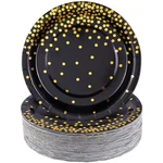 Aneco 100 Pieces 7 Black And Gold Bronzing Inches, New. Price: $30.29.