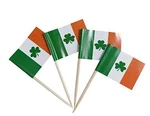 Jbcd Ireland Shamrock Toothpick Irish Mini Small Cupcake Topper Flags, New. Price: $15.45.