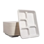 Eland Compartment Plates Disposable Heavy Duty 100-PACK , White Color 10.25... New. Price: $36.61.