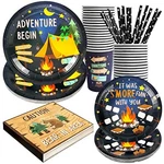 Recheel Camping Party Supplies Decorations, Campfire Hiking Camper The New. Price: $27.89.