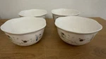 Lenox Butterfly Meadow 12 Ounce Dessert Bowls Set Of 4 Floral Design Porcelain Used. Price: $35.00.