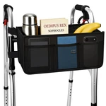 Dotday Upgraded Walker Basket With Cup Holder, Foldable Bag Black New. Price: $31.70.