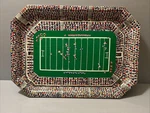 Football Platter Tray Ullman Company Vintage Nfl Party Made Usa Used. Price: $12.00.