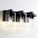 Led 16 Inch 3 Vanity Square Clear Glass Shade Bathroom Mirror Wall New. Price: $61.99.