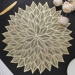 Set Of 6, Round Hollow Out Flowers For Dining Table Pres... New. Price: $32.60.