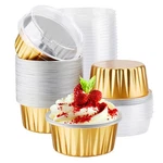 Eusoar Disposable Ramekins, Gold 5OZ Aluminium Foil 50PCS, New. Price: $25.99.