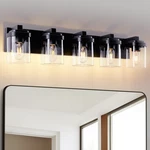 31 Inch 5 Led Vanity Square Clear Glass Shade Bathroom Mirror Wall New. Price: $107.99.