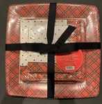 Christmas Holiday Red Tartan Plaid Party 8 Dinner Lunch Paper Plates 16 Napkin New. Price: $11.99.