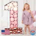 Imprsv 3FT Mosaic Number Frame For Balloons Marquee Birthday Anniversary Decor New. Price: $31.33.
