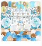 Teddy Bear Party Decorations Its Boy Banner Balloons Baby Shower Rainmeadow New. Price: $19.99.