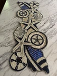 Alpha Living Coastal Beaded Table Runner Starfish Seashell Design 12 X 34 Pre-owned. Price: $24.99.