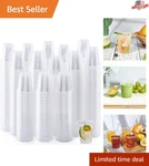 Exquisite 1000-PACK 5OZ Clear Plastic Party Cups Elegant And Disposable New. Price: $62.30.