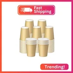 Baldcc 75 Pack 8 Oz Disposable Paper Cups, Coffee Hot And Cold New. Price: $22.43.
