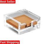 3 X Crystal Clear Acrylic Notepad Holder W/o Pads - Sticky Notes S... New. Price: $24.69.