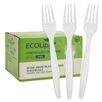 Ecolipak 100% Compostable Forks 150 Pack, 7 Inch Large Size Biodegradable Dis... New. Price: $29.37.