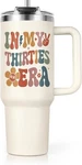 Shqiueos 30TH Birthday Gifts For Women 40 Tumbler With Handle Oz, White New. Price: $33.71.
