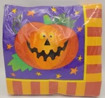 Vintage Trend Setters Luncheon Napkins Halloween Jack-o-lanterns Made Usa Nwt New. Price: $12.75.