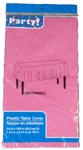 Party Disposable Hot Pink Rectangle Plastic Table Cover 54" X 108" New. Price: $7.98.