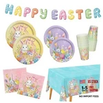 Gatherfun Happy Easter Supplies Kit For 25 Guests - Bunny Decorations, New. Price: $34.50.