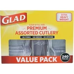 Glad Clear Assorted Cutlery Set (240-PIECE) BBP0237 742797785950 New. Price: $22.37.