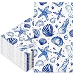 Fysuimu 100PCS Ocean Guest Napkins Blue Seashell 7.8 X 4.3 Inch, New. Price: $22.30.