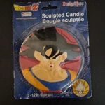Vintage Dragon Ball Z Sculpted Candle Design Ware 3" Birthday Party Cake Goku Used. Price: $9.95.