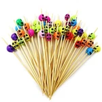 Honbay 100PCS Bamboo Skull Cocktail Toothpicks Fruit Sticks Sandw New. Price: $14.50.