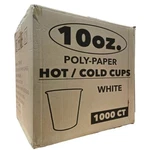 Oz Poly Paper Disposable Drinking Cups 1000 Count Case Hot/cold White New. Price: $82.93.