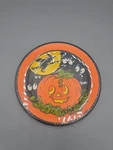 Nos Vintage Halloween Paper Plates By Amscan, Package Of 8, 7" Round Dessert New. Price: $8.00.