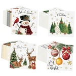 Janlaugh 200 Pcs Christmas Paper Cocktail Napkins Disposable Classic Style New. Price: $26.98.