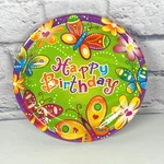 Vintage Butterfly Happy Birthday Paper Plates 8.75 Inch 20 Count Fonda New Nos. Price: $8.99.