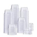 Comfy Package Oz. - 200 Count Clear Disposable Plastic Portion Cups New. Price: $18.59.