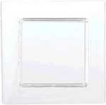 Amscan 438900.86 Tableware Square Plastic Plates, 40 Pcs -3 In (7.62CM), Clear New. Price: $12.75.