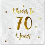 Cheers To Years Cocktail Napkins Happy 70TH Birthday Decorations For Men An New. Price: $25.28.