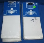 16 Daily Chef White Dinner Napkins 20" X Cotton Polyester Blend New. Price: $24.95.