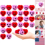 Delightful 32 Mini Heart Squeeze Balls - Bright Stress Relief Toys For New. Price: $16.54.
