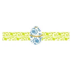Caspari Die-cut Stamped Paper Napkin Rings, Les Oeufs Foil 8 Count (PNR002) New. Price: $18.00.