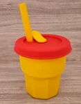 14 Oz Toddler Silicone Dinking Cup W/ Straw Hot & Cold Bpa Free Ningbo Looking New. Price: $9.95.