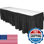 Genuine Joe Nonwoven Black Table Skirt 14 GJO11916 New. Price: $55.65.