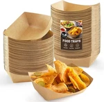 Zorrita Lb Small Paper Food Trays 100 Pack Disposable Boats Kraft Ho New. Price: $18.79.