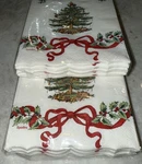Spode Christmas Paper Napkins Ribbon And Tree 2 Packs Of 16 3 Ply By Cr Gibson New. Price: $13.95.