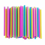 100 Large Smoothie Milkshake Colorful Straws 10MM Wide Thick Drinks New. Price: $14.46.