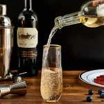 Focusline 24 Pack 9 Oz Clear Plastic Champagne Flutes, Stemless New. Price: $13.59.
