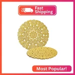 Juvale 60 Pack 10 Inch Gold Paper Doilies For Dining Table, Round Decorative Med New. Price: $14.11.