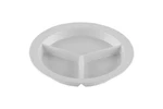Get P-1530-W-EC Melamine 3- Compartment Deep Divided Plates, 9", White (set Of 4 New. Price: $48.30.