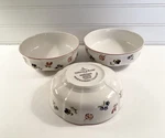 Villeroy & Boch Petite Fleur 5 Coupe Cereal Bowl Set Of 3 Used. Price: $48.00.