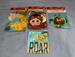 Disney The Lion King Party Lot. Hanging Banner, 8 Loot Bags, Masks, 16 Napkins New. Price: $25.00.