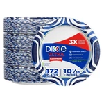 Dixie Ultra, Large Paper Plates, 10 Inch, 172 Count (pack Of 1), Blue,white New. Price: $35.84.