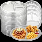 Umigy 100 Pcs Inch 3 Compartments Divided Plastic Plates Bulk Colorful Disp New. Price: $48.39.
